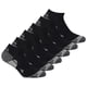 thumbnail image 1 of Diadora Calcetines Deportivos Unisex de, Paquete de 6 - Calcetines, Paquete Múltiple, Logotipo, Patrón Negro 43-46, 1 of 2