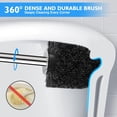 thumbnail image 3 of Toilet Brush and Holder 2 Pack, Stainless Steel Toilet Brush with Extended and Durable Comfortable Brush Handle, Toilet Bowl Brush for Bathroom - Ergonomic, Pratical Durable, 3 of 4