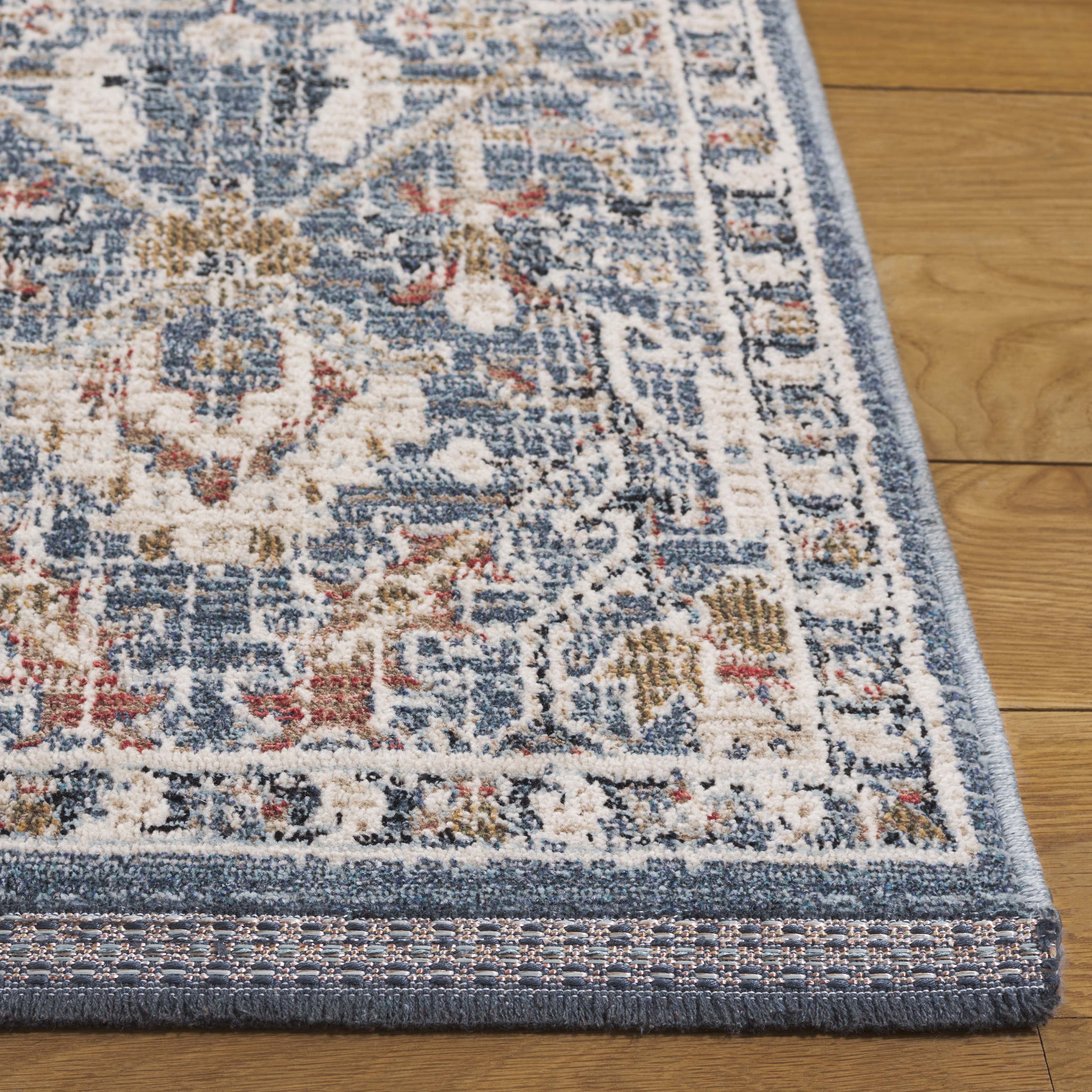 SAFAVIEH Vivaldi Jules Abstract Area Rug, Light Blue/Ivory, 5'3" x 7'6"