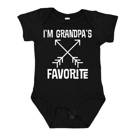 

Inktastic Grandpas Favorite Grandson Gift Baby Boy or Baby Girl Bodysuit