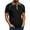 Black, variant on Men's Spring Short Sleeved Lapel T Shirt Casual, Versatile, Lightweight, with Printed Patterns, Multiple Sizes