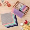 thumbnail image 6 of decorUhome 12 Pack 10" x 10" Kitchen Dish Cloths, Super Soft and Absorbent Coral Velvet Dish Towels, Non-Stick Oil Quick Drying Dishcloths, Purple, 6 of 8