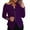 Purple, variant on Xuemjiao Blazers for Women Business Casual Women's Autumn Solid Color Zippered Cuffs Button Suit Jacket Suits for Women Chaquetas De Mujer Elegantes (Purple,XXXXXL)