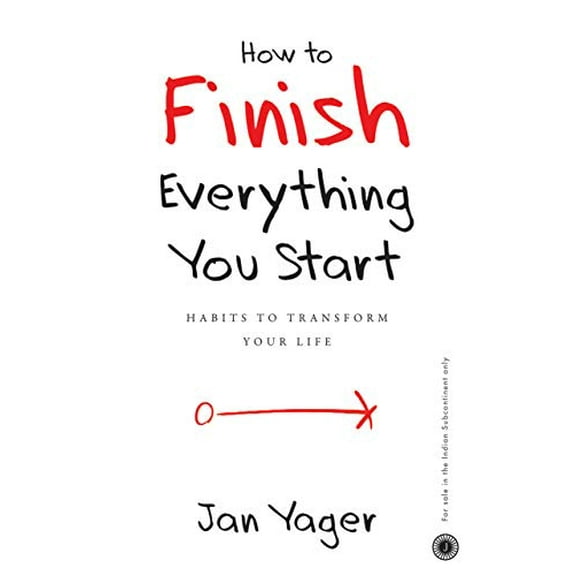 Pre-Owned How to Finish Everything You Start, 9789387944763, 938794476X, Paperback,