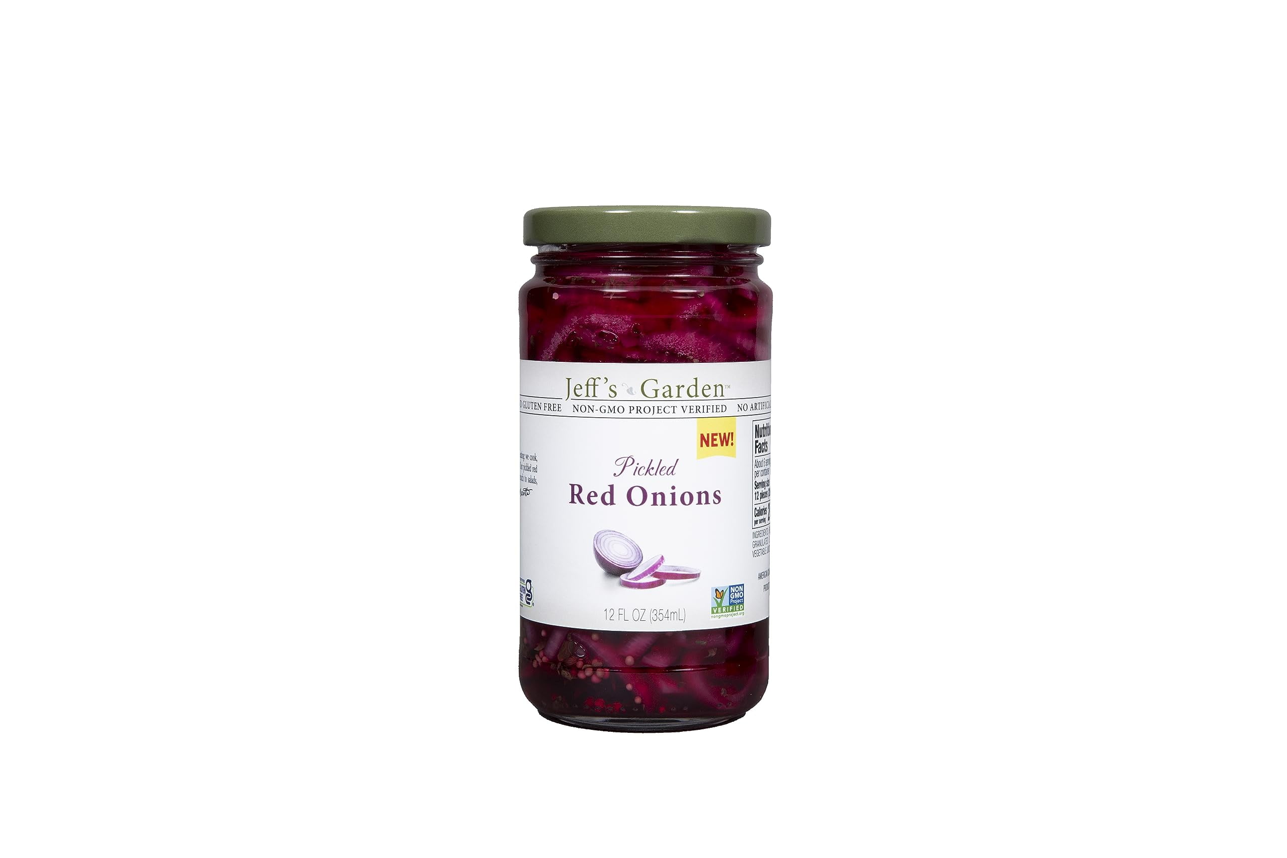 (Pack Of 6) Jeffs Garden Onions Pickled Red 12 Fo