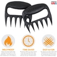 thumbnail image 6 of Bear Paws Shredder Claws - Lift, Handle and Shred Meats - Ultra-Sharp - Black, 6 of 6