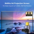 thumbnail image 4 of 100W Usb C Adapter Type-C Male to Female Support 8K 60hz Video Output 40gbps Data Transfer Straight / Elbow, 4 of 5
