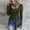Army Green, variant on Women Long Sleeve Scoop Neck T‑Shirts Slim Fit Snap Henley Shirts Pink L