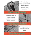 thumbnail image 5 of COOFANDY Mens Sparkly Blazer Stylish Jacket Regular Fit Metallic 70s Disco Party Dance Jacket, 5 of 6