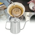 thumbnail image 4 of 600ml Premium 304 Stainless Steel Gooseneck Coffee Kettle for Precision Pour Over - Ergonomic, Rust-Resistant, Dishwasher Safe for Home Kitchen Use, 4 of 9