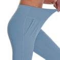 thumbnail image 6 of FEDTOSING Small Size Women's Jogging Pants High Waist Fitness Yoga Tapered Sweatpants Blue XS-S, 6 of 6