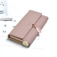 thumbnail image 4 of RFID Wallets for Women, Leaf Card Holder Trifold Ladies Wallets Coins Zipper Pocket with ID Window，Blue, 4 of 7
