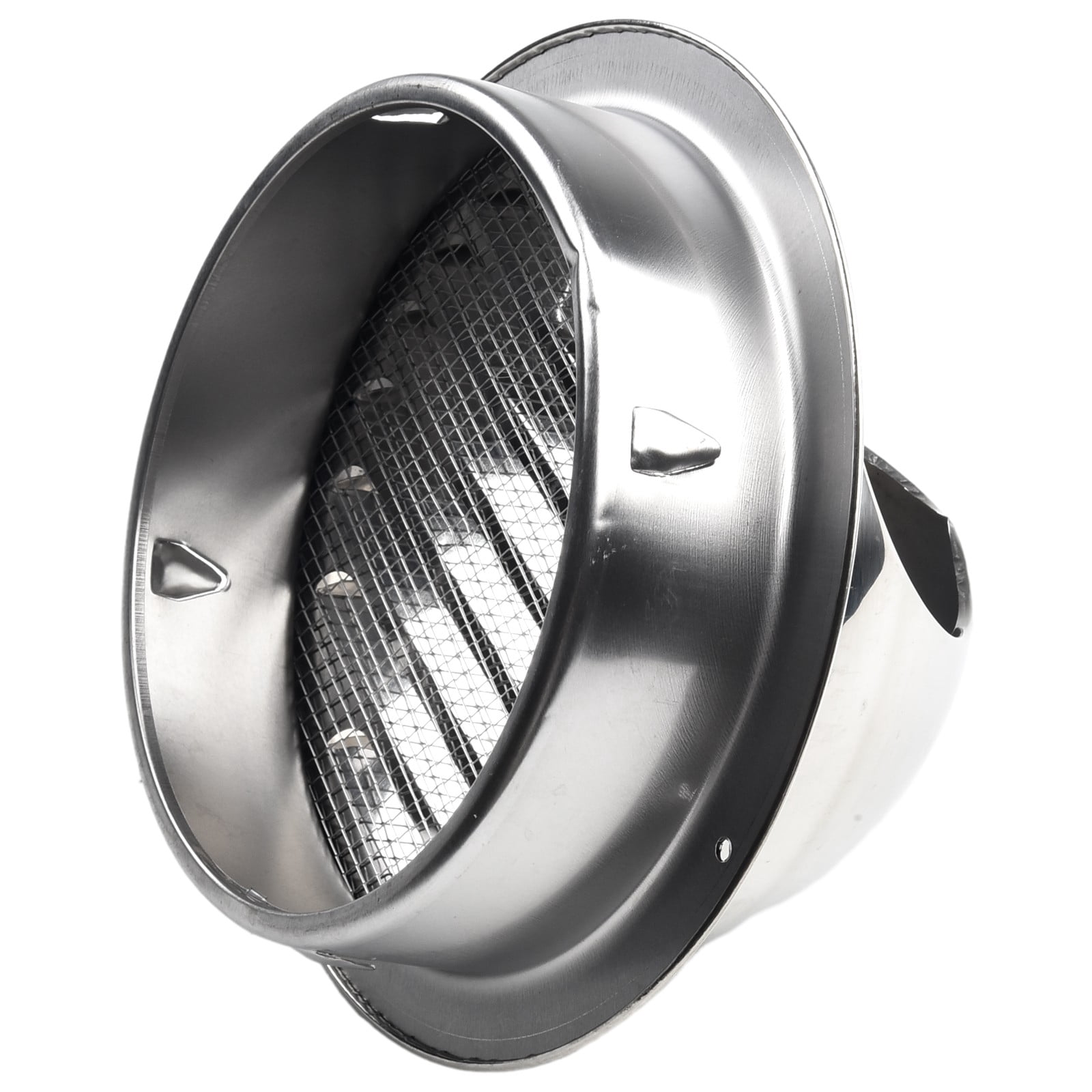 Ana 75mm-200mm Stainless-Steel Wall Ceiling Air Vent Ducting Ventilation Exhaust Grille Cover Outlet Heating Cooling Accessories Home Decor
