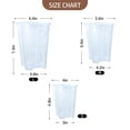 thumbnail image 2 of COSTYLE 5 Pack 6.3 Inch Clear Nursery Pots with Drainage and Saucers, Durable Clear Plant Pots, Seed Starting Pots, 2 of 4
