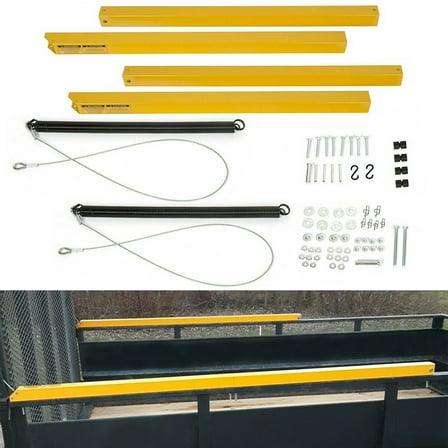 350 lbs Sided Tailgate Utility Trailer Gate & Ramp Lift Assist System 2 Sided