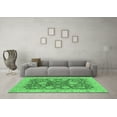 thumbnail image 3 of Ahgly Company Indoor Rectangle Abstract Emerald Green Modern Area Rugs, 4' x 6', 3 of 4