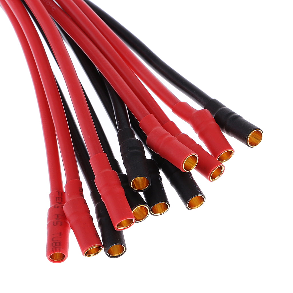 1pc RC XT60 to 3.5mm Bullet Plug 1 to 6 Wire ESC Power Cable for Hexacopter 