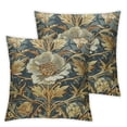 thumbnail image 2 of Awypu William Morris Pimpernel Throw Pillow Covers Set of 2 Decorative Outdoor Soft Pillowcases Home Decor Living Room Cushion Case for Bed Couch Car White, 2 of 6