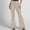 *Beige, variant on Women's Sequin High Rise Flare Pants, Bodycon Strentch Evening Trousers Green,Womens Plus M