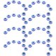 thumbnail image 4 of 100 piezas de resina práctica Oblate Blue Evil Eye Beads cuentas traseras planas para hacer joyas DIY Scrapbooking (6 x 6 mm), 4 of 5