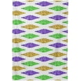 thumbnail image 2 of Coolnut Mardi Gras Rectangle Tablecloth, Spill-Proof Polyester Table Cloth, Table Cover for Kitchen Dining Picnic Holiday Party Decoration, 60"x60", 2 of 7