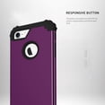 thumbnail image 7 of JTCASES for iPhone 8 Plus Case, Drop Resistant Corners, Wireless Charging, Heavy Duty Shockproof Hybrid Hard PC Bumper, Camera Protection, Skin-feel Anti-scratch Tough Cover, Purple, 7 of 7
