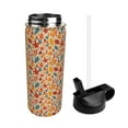 thumbnail image 2 of Yiaed Autumn Leaves 3 Print Water Bottle with Straw Lid, Stainless Steel Double Wall Insulated Water Bottle | Leak-Proof and Spill-Proof Water Bottle, 2 of 8