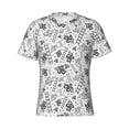 thumbnail image 4 of Qekee Hand Drawn Snake Classic Fit T-Shirt Men's Shirt Men's Tight Short Sleeves for Exercise, Running, Mountaineering - Hand Drawn Snake, 4 of 9