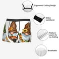 thumbnail image 3 of Honeii Gnomes In Autumn Print Mens Boxer Briefs Breathable,Boxer Brief for Men, Moisture-Wicking Underwear-Large, 3 of 5