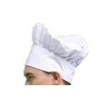 thumbnail image 4 of Chapeau de Chef Adulte Réglable Élastique pour Cuisine, Blanc, 4 of 5