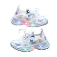 thumbnail image 5 of Quealent Athletic Shoes for Kids Girls for Active Kids Play Running Jogging Shoes White for Size 12.5, 5 of 7