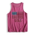 thumbnail image 4 of Sevevn Women's Summer Casual Round Neck Loose Sleeveless T-Shirt Sales Today Clearance Red XXL, 4 of 4