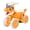 Orange, variant on Eonox Dinosaur Balance Bike for 1-3 Year Olds, Toddler 4-Wheel Walker Scooter with Music & Mist Spray Effects, No-Pedal Training Bike, Birthday Gifts for Boys, Girls