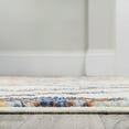 thumbnail image 6 of JONATHAN Y MOH200E-4 Amir Moroccan Beni Souk Ivory/Blue/Orange 4 ft. x 6 ft. Area Rug, 6 of 9