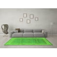 thumbnail image 3 of Ahgly Company Indoor Round Oriental Green Traditional Area Rugs, 5' Round, 3 of 4