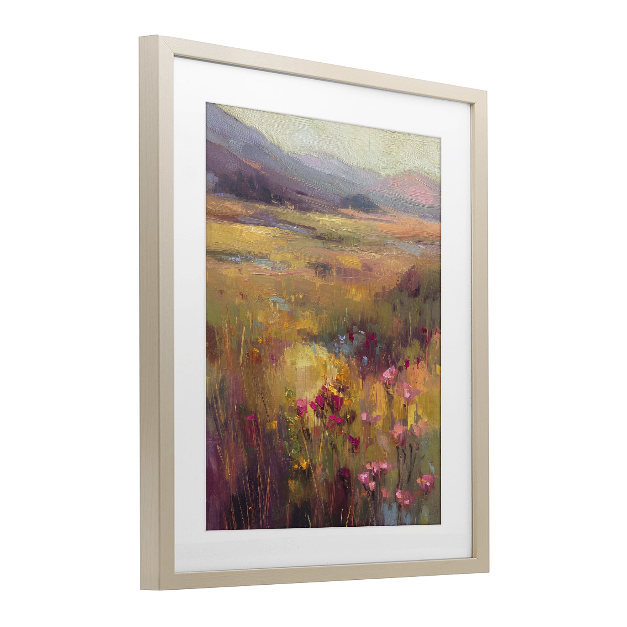 Stupell Industries Golden Waves Of Grass Birch Framed Print Under Glass, design by Svetlana Aleynikova