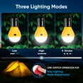 thumbnail image 3 of LED Hanging Camping Lantern Bulbs, Mini Camper Light Flashlight, Portable Emergency Battery Tent Lights, Camping, Outdoor Gear (4 Pack), 3 of 6