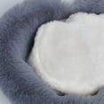 thumbnail image 7 of qolati Womens Wide Brims Caps Fuzzy Faux Fur Winter Warm Thick Plush Earflap Fisherman Beanie Hats Soft Puffy Outdoor Bucket Hats, 7 of 7