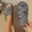 Gray, variant on Fnooota Womens Slide Slippers, Non Slip Indoor Open Toe Warm Fuzzy Slippers Bedroom Shoes Gray Size 9-9.5