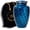 RICH BLUE, variant on Nova Niche Aluminum Cremation Urn for Human Ashes Adult – Large Funeral Memorial Urn Blue with Velvet Bag