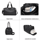 thumbnail image 2 of Maleta Deportiva Bolsa Gym Malubero,Negro, 2 of 5
