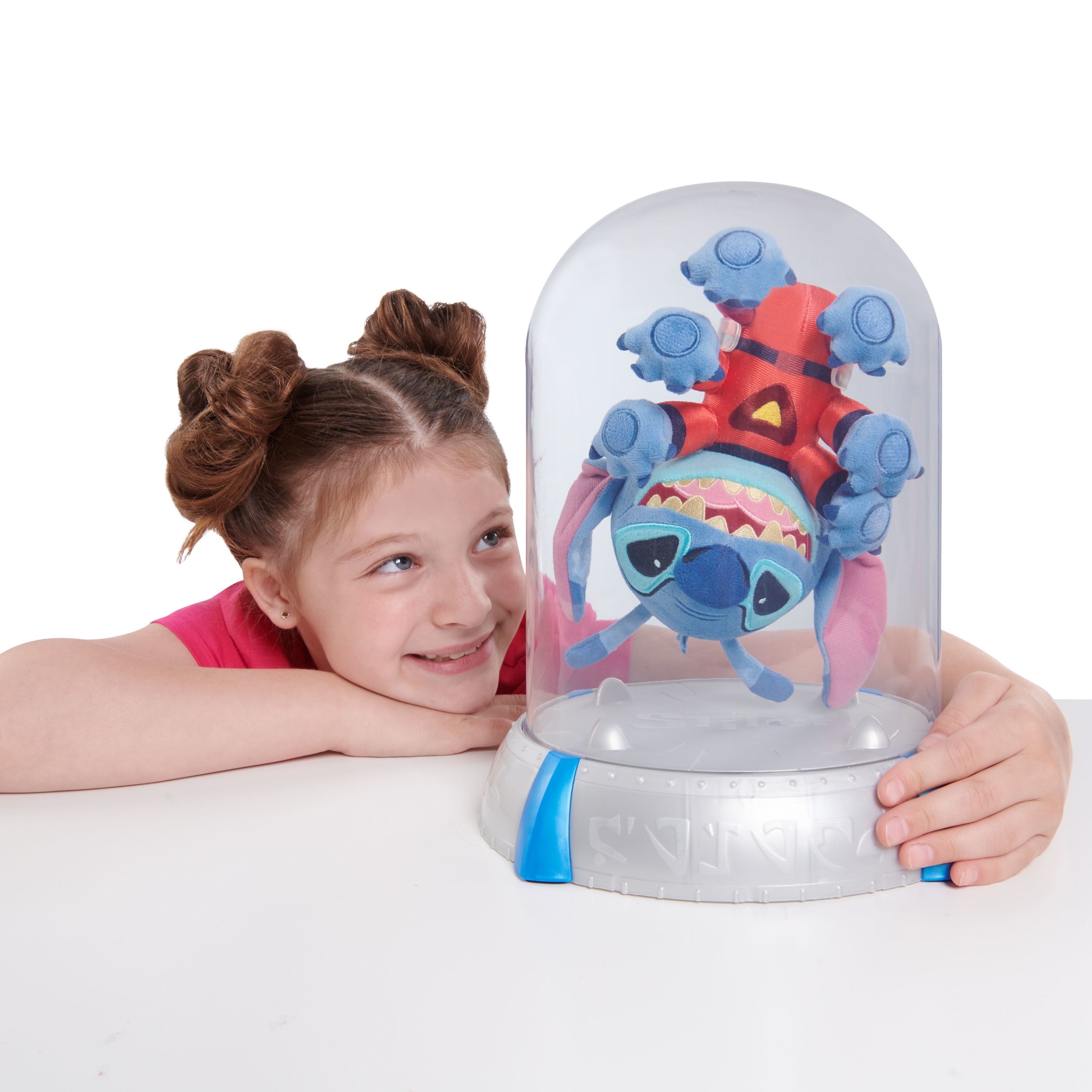Disney Lilo & Stitch 20th Anniversary Collectible Experiment 626 Plush Stuffed Animal in Dome, Officially Licensed Kids Toys for Ages 3 Up, Gifts and Presents
