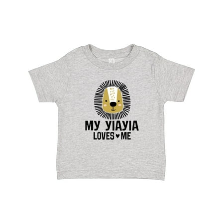 

Inktastic My YiaYia Loves Me Grandkids Gift Baby Boy T-Shirt
