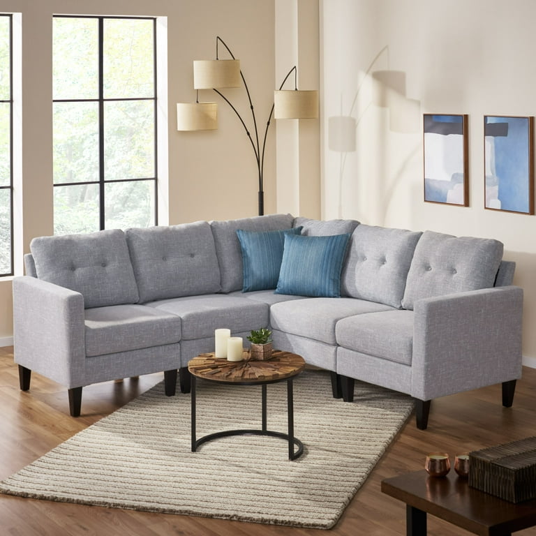 Tweed Sofa Set Baci Living Room