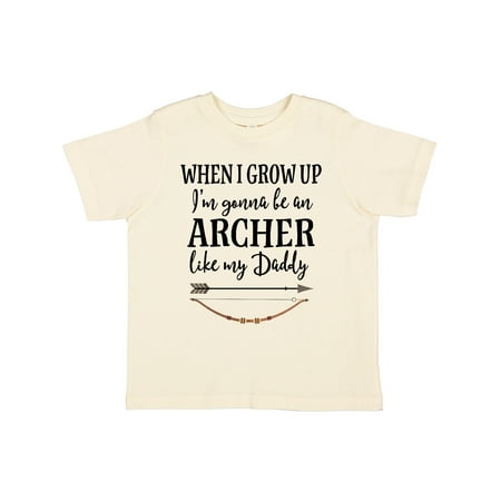 

Inktastic Archer Like My Daddy Childs Gift Toddler Boy or Toddler Girl T-Shirt
