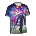 thumbnail image 3 of The Legend of Zelda T Shirt 3D Printed Crewneck Graphic Short Sleeve Tees for Mens, 3 of 5