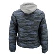 thumbnail image 2 of Maximos Men’s Slim Fit Lightweight Zip Insulated Packable Puffer Hooded Jacket (Camo Blue, M), 2 of 6