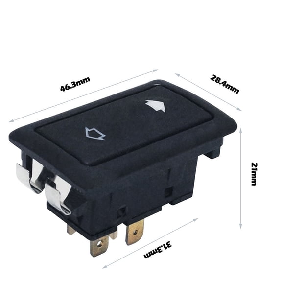 Universal 6Pin 12-24V Car Electric Window Switch Button Auto Power Controller