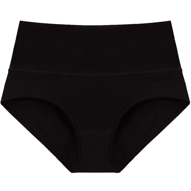 Womens High Waisted Bikini Underwear Smooth Hipster Underwear Breathable Ladies