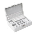 thumbnail image 1 of Multi-Functional Jewelry Box Portable PU Leather Casket Large Capacity Jewelry Organizer Storage Case for Rings Earrings Hand Chain Watch, 1 of 7